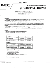 Datasheet UPD482234 manufacturer NEC