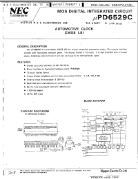 Datasheet UPD6529C manufacturer NEC