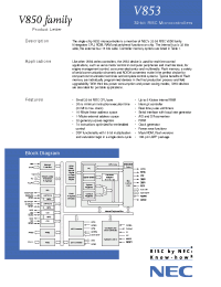 Datasheet UPD7030025AGC-25 manufacturer NEC
