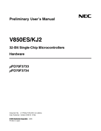 Datasheet UPD70F3734 manufacturer NEC