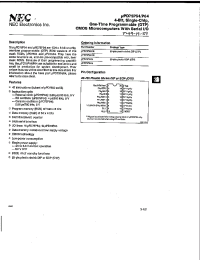Datasheet UPD75P64CS manufacturer NEC