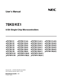 Datasheet uPD78F0138M1GC(A1)-8BS manufacturer NEC