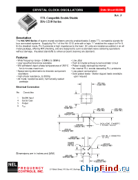 Datasheet HA-1211 manufacturer NEL