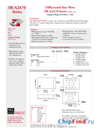 Datasheet SR-A2A70 manufacturer NEL