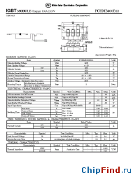 Datasheet PCHMB300B12 manufacturer NIEC
