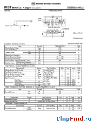 Datasheet PRHMB100B12 manufacturer NIEC
