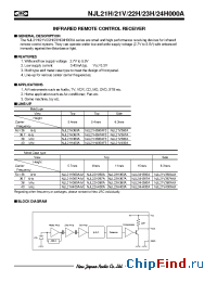 Datasheet NJL21H360A-M manufacturer NJRC