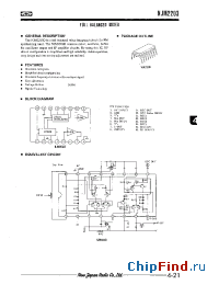 Datasheet NJM2203D manufacturer NJRC