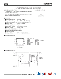 Datasheet NJM2873PB1-05 manufacturer NJRC