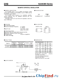 Datasheet NJU6395B manufacturer NJRC