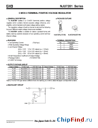 Datasheet NJU7201L32 manufacturer NJRC