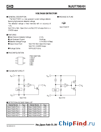 Datasheet NJU7700F28 manufacturer NJRC