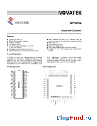 Datasheet NT6868AH manufacturer Novatek
