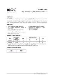 Datasheet CF5005 manufacturer NPC