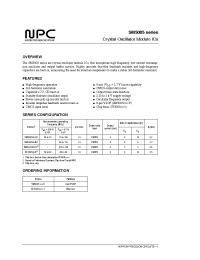 Datasheet CF5005ALD-1 manufacturer NPC
