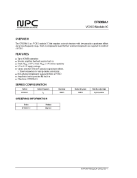 Datasheet CF5008A1 manufacturer NPC