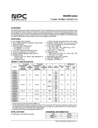 Datasheet CF5009AL1 manufacturer NPC