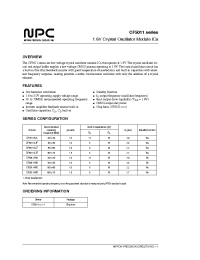 Datasheet CF5011ALA-1 manufacturer NPC