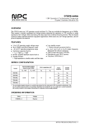 Datasheet CF5016AL2 manufacturer NPC