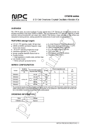 Datasheet CF5018ALB manufacturer NPC