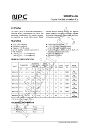Datasheet CF5022A1-2 manufacturer NPC