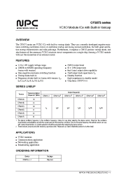Datasheet CF5073B4 manufacturer NPC