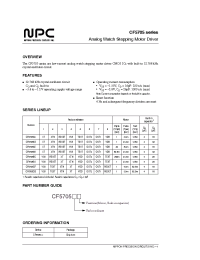 Datasheet CF5705AK manufacturer NPC