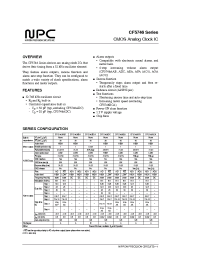 Datasheet CF5746ADC manufacturer NPC