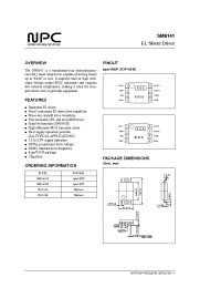 Datasheet CF8141A manufacturer NPC