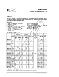 Datasheet SM5010AN1S manufacturer NPC