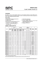 Datasheet SM5010S manufacturer NPC