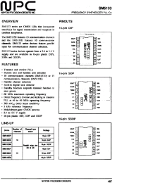 Datasheet SM5133EM manufacturer NPC
