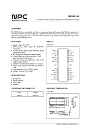 Datasheet SM5301 manufacturer NPC