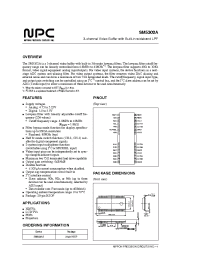 Datasheet SM5302A manufacturer NPC