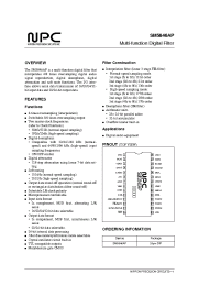 Datasheet SM5846AP manufacturer NPC