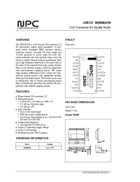 Datasheet SM5865CM manufacturer NPC