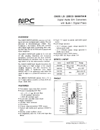 Datasheet SM5872A/B manufacturer NPC