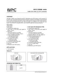 Datasheet SM5882 manufacturer NPC
