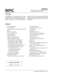 Datasheet SM5904CF manufacturer NPC