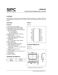 Datasheet SM5950AM manufacturer NPC