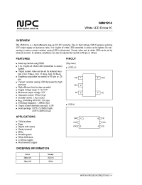 Datasheet SM8121AD manufacturer NPC