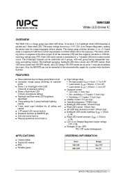 Datasheet SM8133B manufacturer NPC