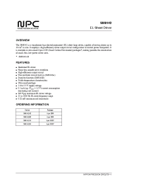 Datasheet SM8142AD manufacturer NPC