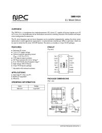 Datasheet SM8143 manufacturer NPC