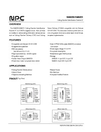 Datasheet SM8220 manufacturer NPC