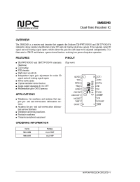Datasheet SM8224 manufacturer NPC