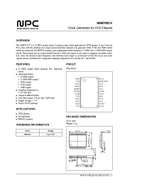 Datasheet SM8703CV manufacturer NPC