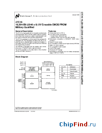 Datasheet 27C16Q883 manufacturer National Semiconductor