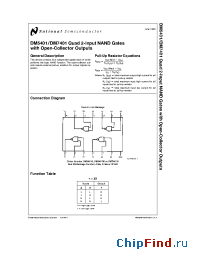 Datasheet 5401 manufacturer National Semiconductor