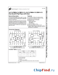 Datasheet 54175DMQB manufacturer National Semiconductor